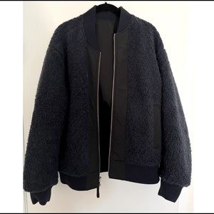 Lacoste reversible bomber jacket medium